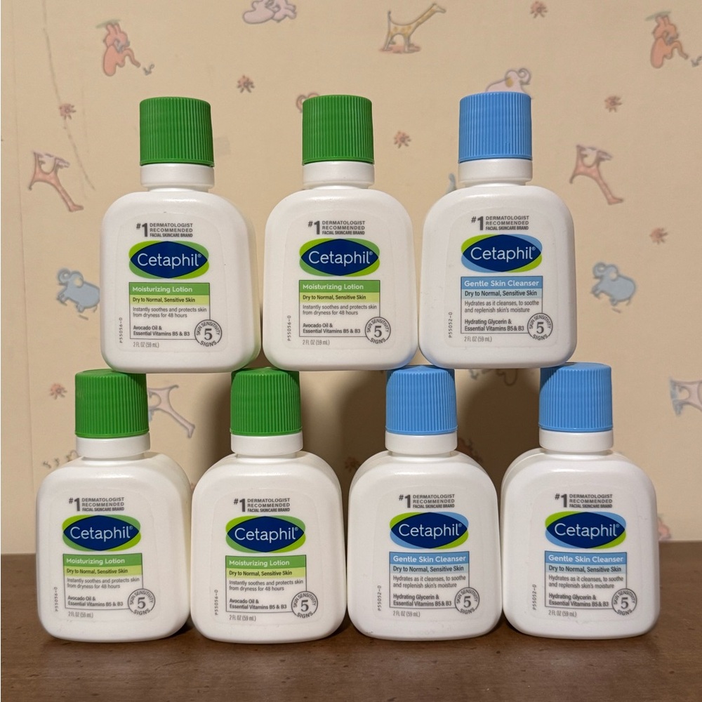 Cetaphil Gentle Skin Cleanser and Moisturizing Lotion Set